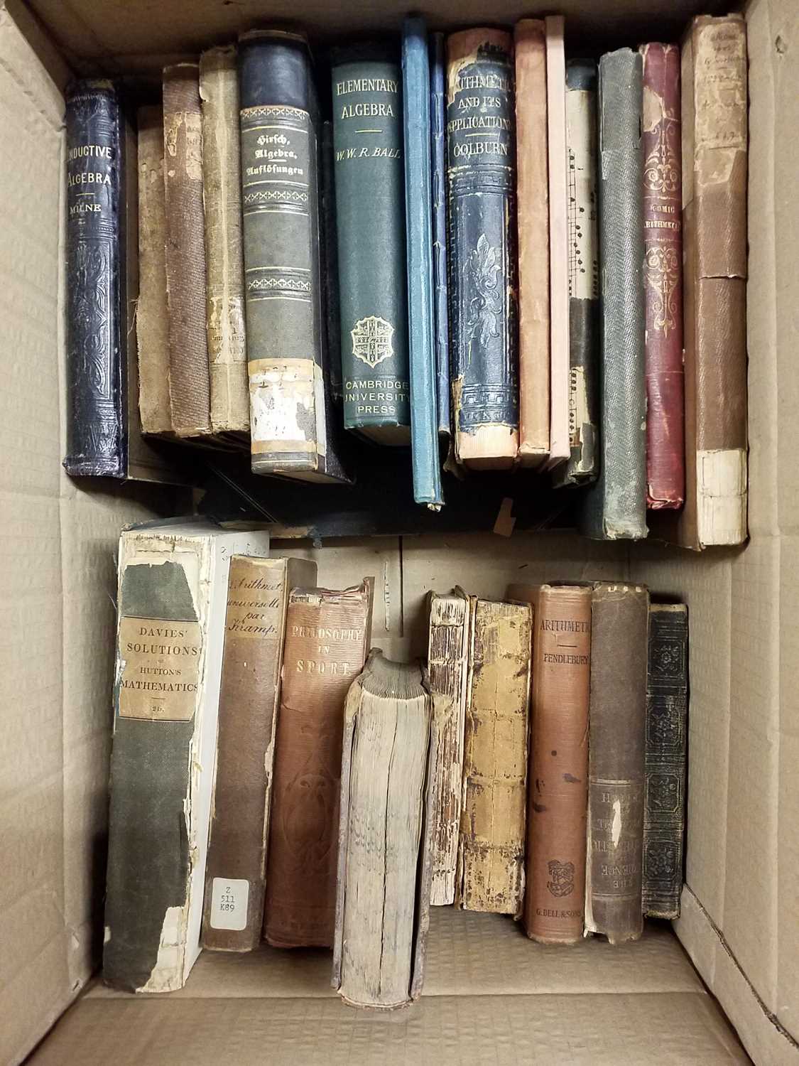Mathematical Collections Lot 449 - Mathematics. A collection of mostly 19th