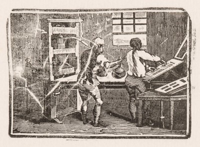 Lot 142 - Bewick (Thomas, 1753-1828). Printing press, 18th-century