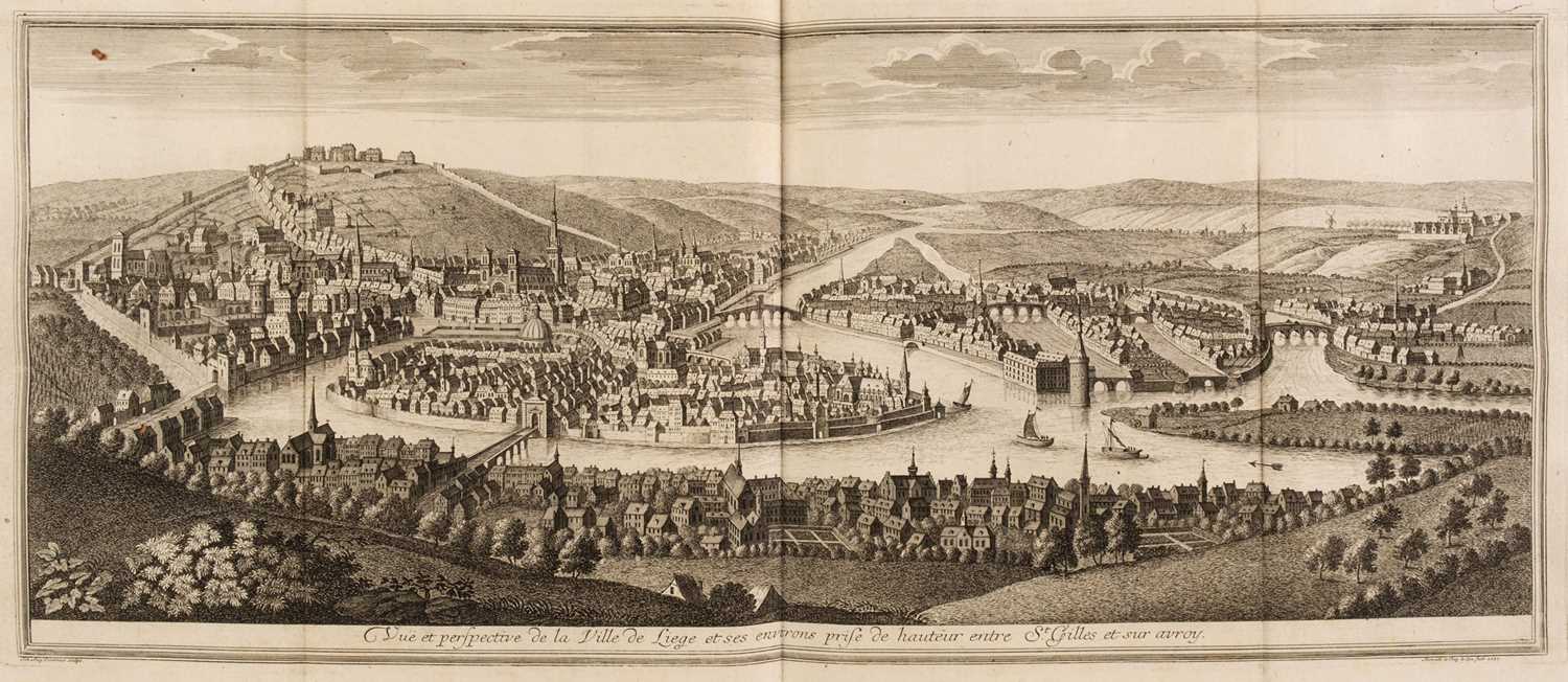 Lot 18 - Saumery (Pierre-Lambert). Les delices du pais de Liege, volumes 1 and 2 only, 1738-40