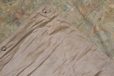 Lot 545 - Fabric. An 18th century brocade panel, & 2 others similar