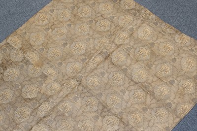 Lot 545 - Fabric. An 18th century brocade panel, & 2 others similar