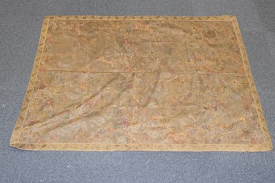 Lot 545 - Fabric. An 18th century brocade panel, & 2 others similar