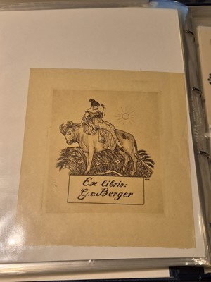 Lot 379 - German Artists. A collection of approximately 190 bookplates, circa 1900-1930
