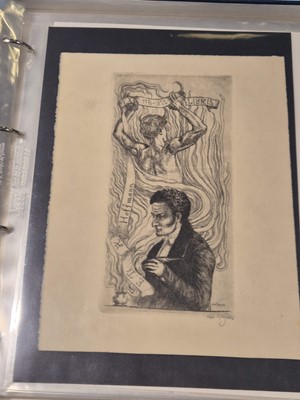 Lot 379 - German Artists. A collection of approximately 190 bookplates, circa 1900-1930
