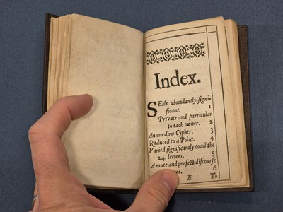 Lot 364 - Worcester, Edward Somerset, Marquis of. A Century of the Names ... of such Inventions, 1663