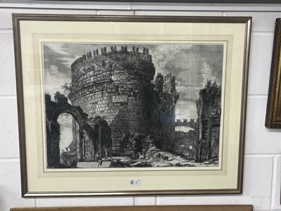 Lot 24 - Piranesi (Giovanni Battista, 1720-1778). Sepolcro di Cecilia Metella, 1762
