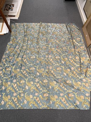 Lot 515 - Bizarre Silk. A large panel of bizarre silk, circa 1710