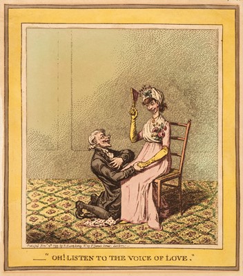 Lot 323 - Gillray (James). Oh! Listen to the Voice of Love, 1799