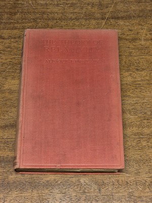 Lot 343 - Einstein (Albert). Relativity, 1st edition in English, Methuen, 1920