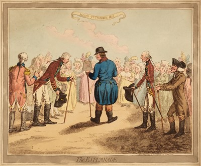 Lot 328 - Gillray (James). The Esplanade, H. Humphrey, June 1st 1797