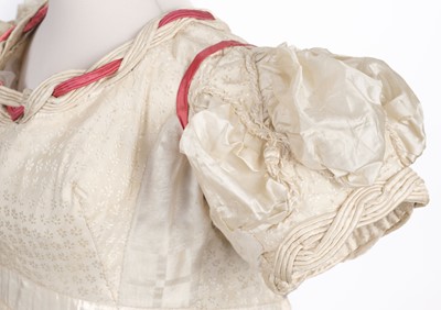 Lot 533 - Clothing. A Regency silk evening dress, circa 1815-20