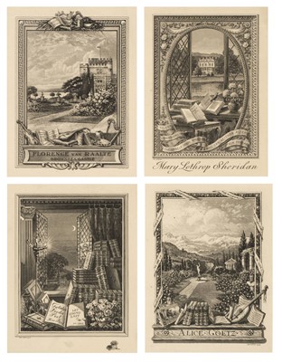 Lot 371 - British Armorial Bookplates. A collection of approximately 300 armorial bookplates, circa 1880-1930