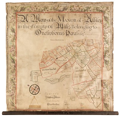 Lot 67 - Estate Plan. A Map of the Manor of Ashley..., 1755