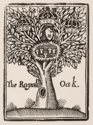 Lot 150 - English School. King Charles II in The Royal Oak, later 17th century