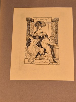 Lot 367 - Bayros (Franz von, 1866-1924). Two portfolios of ex-libris