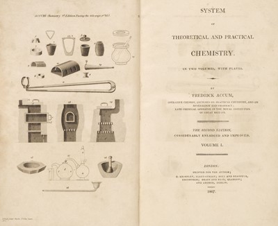 Lot 333 - Accum (Friedrich). System of Theoretical and Practical Chemistry...