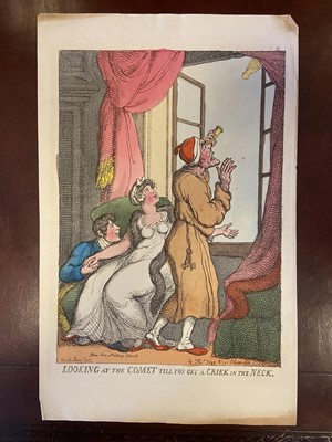 Lot 343 - Rowlandson (Thomas). Three Caricatures, circa 1819