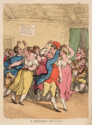 Lot 339 - Rowlandson (Thomas). A collection of Four Caricatures, circa 1819