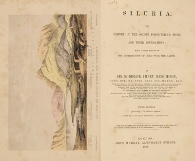 Lot 298 - Murchison (Roderick Impey). Siluria. The History of the Oldest Fossiliferous Rocks...