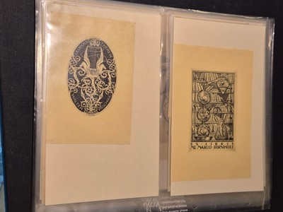 Lot 373 - Cossmann (Alfred, 1870-1951). A collection of 88 ex-libris