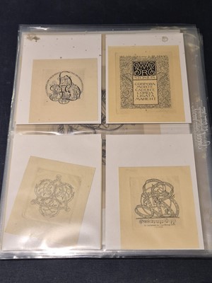 Lot 373 - Cossmann (Alfred, 1870-1951). A collection of 88 ex-libris