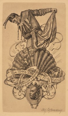 Lot 373 - Cossmann (Alfred, 1870-1951). A collection of 88 ex-libris