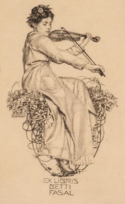 Lot 373 - Cossmann (Alfred, 1870-1951). A collection of 88 ex-libris
