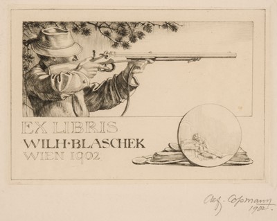 Lot 373 - Cossmann (Alfred, 1870-1951). A collection of 88 ex-libris