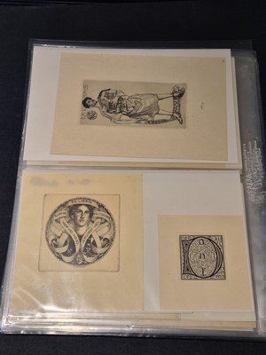 Lot 373 - Cossmann (Alfred, 1870-1951). A collection of 88 ex-libris