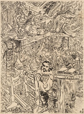 Lot 405 - Yeats (Jack Butler, 1871-1957). Bookplate for Kevin O'Duffy, circa 1905.., and others