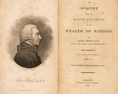 Lot 311 - Smith (Adam). An Inquiry into the Nature and Causes of the Wealth of Nations...