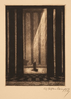 Lot 383 - Helfenbein (Walter, 1893-1984). A collection of 53 ex-libris
