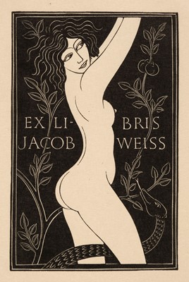 Lot 381 - Gill (Eric, 1882-1940). Eve, Ex-Libris Jacob Weiss, 1935, plus other bookplates and prints