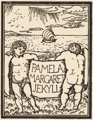 Lot 375 - Edward Burne Jones (1833-1898). Bookplates for Frances Horner and Pamela Margaret Jekyll, circa 1890