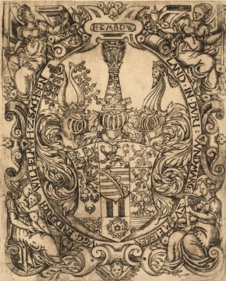 Lot 399 - Siebmacher (Hans, 1561-1611). Exlibris Andreas Beham der Elter, 1595..., and one other