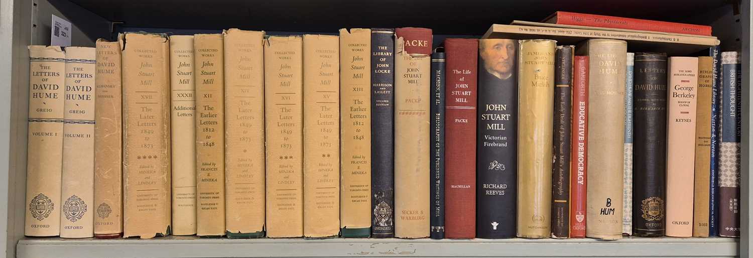 Lot 323 - Mineka (Francis E., editor). The Letters of John Stuart Mill, 7 volumes only, 1963-91