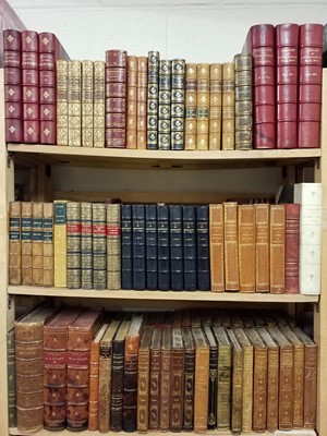 Lot 459 - French Bindings. A large collection of 19th Century French leather bindings, approximately 260 volumes