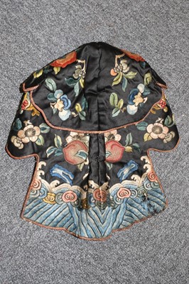 Lot 518 - Chinese. A collection of embroidered silk items, 19th-early 20th century