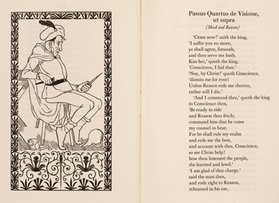 Lot 452 - Tegetmeier (Denis, illustrator). Piers the Plowman, Curwen Press, 1930