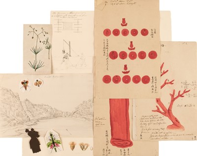 Lot 101 - Strickland Family Archive. A collection of 200 drawings, and other related items