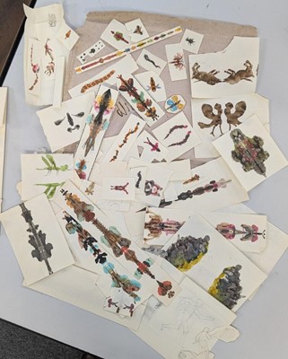 Lot 101 - Strickland Family Archive. A collection of 200 drawings, and other related items