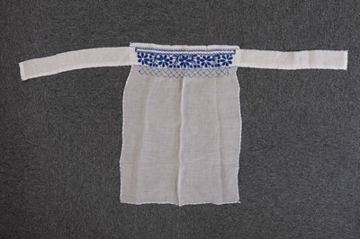 Lot 534 - Clothing. A Ukrainian linen smock, early 20th century, & other items