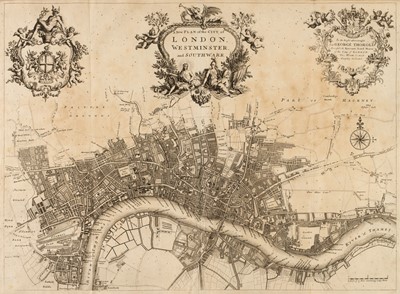 Lot 51 - Stow (John). A Survey of the Cities of London and Westminster, 2 volumes, 5th ed., 1720