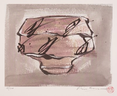 Lot 500 - Rogers (Phil, 1951-2020). Teabowl, colour lithograph