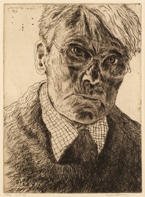 Lot 505 - Holloway (Edgar, 1914-2008). Self Portrait No. 28, etching