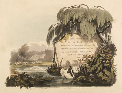 Lot 38 - Havell (Robert). A Series of Picturesque Views of the River Thames..., 1818