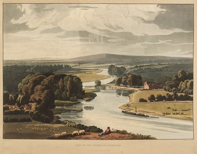Lot 38 - Havell (Robert). A Series of Picturesque Views of the River Thames..., 1818