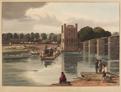 Lot 38 - Havell (Robert). A Series of Picturesque Views of the River Thames..., 1818