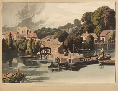 Lot 38 - Havell (Robert). A Series of Picturesque Views of the River Thames..., 1818