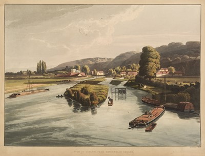 Lot 38 - Havell (Robert). A Series of Picturesque Views of the River Thames..., 1818